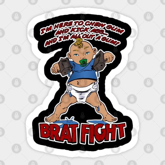 Brat Fight Sticker by Force 1 Studios LLC